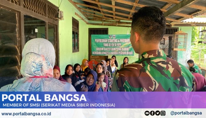 Posyandu di Lokasi TMMD ke-124: Wujud Sinergi TNI dan Warga Jaga Kesehatan Generasi Muda