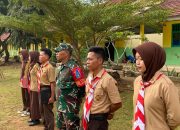 Pembekalan Wasbang Oleh Satgas TMMD Kodim 0422/LB di SMAN 1 Bengkunat Belimbing