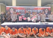 Ungkap Tujuh Kasus Hasil Operasi Pekat, Polres Bondowoso Gelar Press Conference