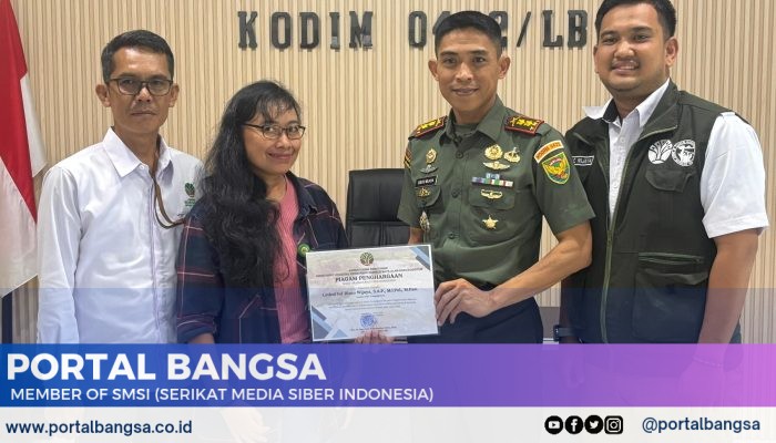 Dirjen KSDAE Beri Piagam Penghargaan Atas Peran Aktif dan Dukungan Letkol Inf Rinto Wijaya