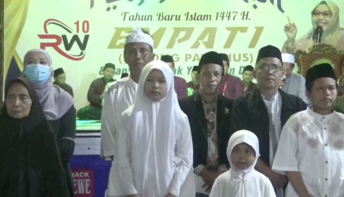 Warga Kelurahan Mangunharjo Meriahkan Tahun Baru Islam 1447 hijriah Gelar Shalawatan