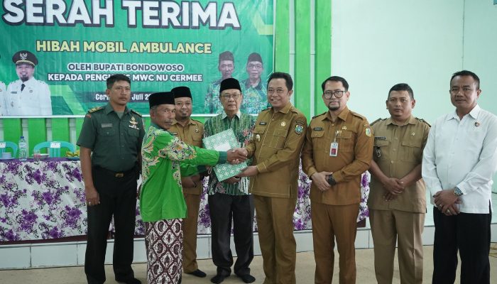 Hadirkan Ambulance di MWCNU Cermee, Pemkab Bondowoso Peduli Kesehatan Masyarakat Pedesaan