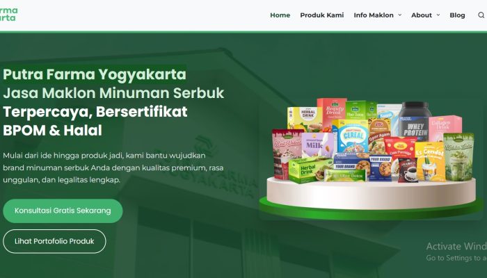 Putra Farma Yogyakarta: Jasa Maklon Minuman Serbuk Tanpa Ribet