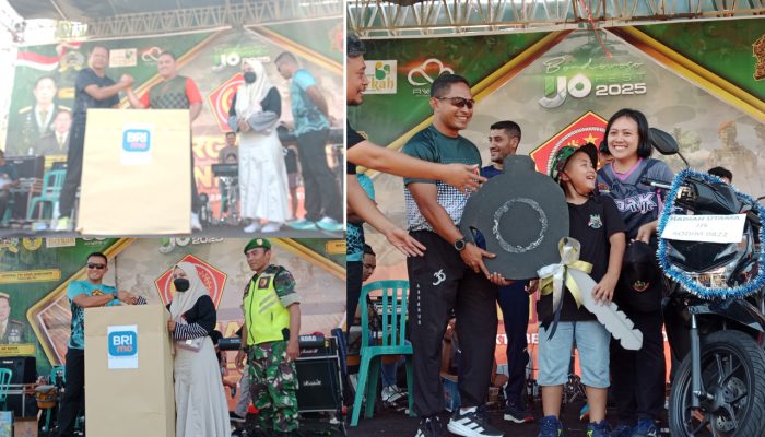 Antusias Ribuan Warga Bondowoso Ikuti Jalan Sehat Bersama Kodim 0822 Bondowoso