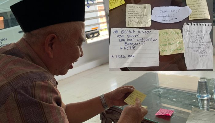 Surat Cinta dari Siswa Siswi Penerima MBG, Owner SPPG Muzammil Terharu