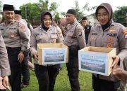 Wujud Peduli Korban Bencana, Polres Jombang Galang Dana