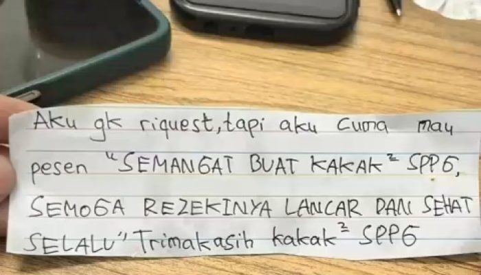 Pesan Dari Murid MBG, Buat SPPG Dabasah Terharu