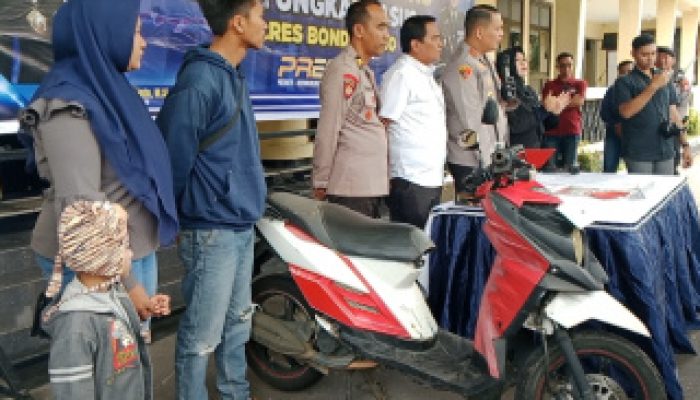 Tiga Pekan Hilang, Sepeda Motor Warga Bondowoso Akhirnya Kembali Ditemukan