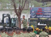 Kunjungi Yonif TP 822/SM Pulau Morotai, Begini Pesan Danbrigif TP 28/Bari Fola