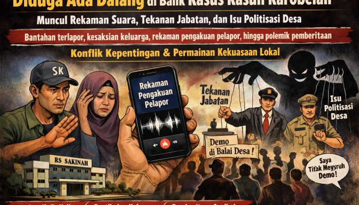 Dugaan Dalang di Balik Kasus Karobelah: Muncul Rekaman Suara, Tekanan Jabatan, dan Isu Politisasi Desa