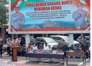 Polres Jombang Musnahkan Barang Bukti Jelang Ramadan 1447 H, Wujud Komitmen Jaga Kondusivitas Kota Santri