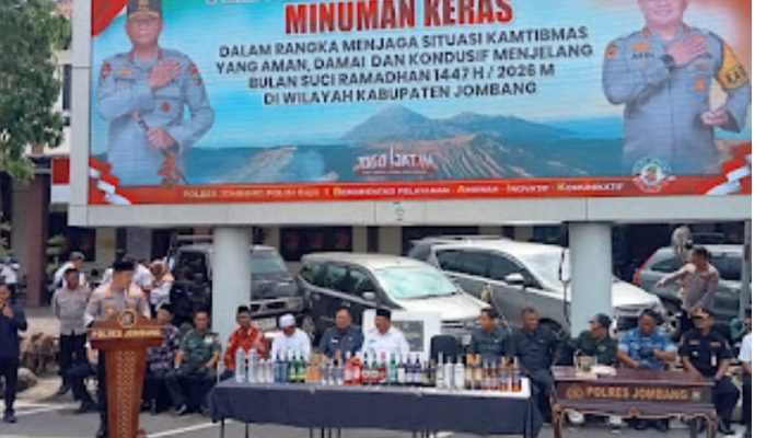 Polres Jombang Musnahkan Barang Bukti Jelang Ramadan 1447 H, Wujud Komitmen Jaga Kondusivitas Kota Santri