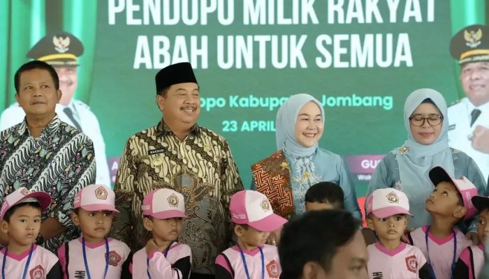 Bupati Jombang Sambut Hangat Murid PAUD di Pendopo, Hadirkan Pembelajaran Penuh Keceriaan