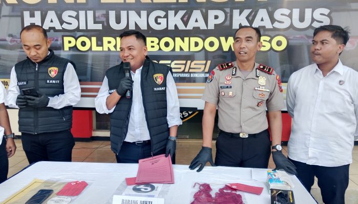 Polres Bondowoso Bongkar Praktik Pornografi Online, Pelaku Raup Rp4 Juta dari TikTok