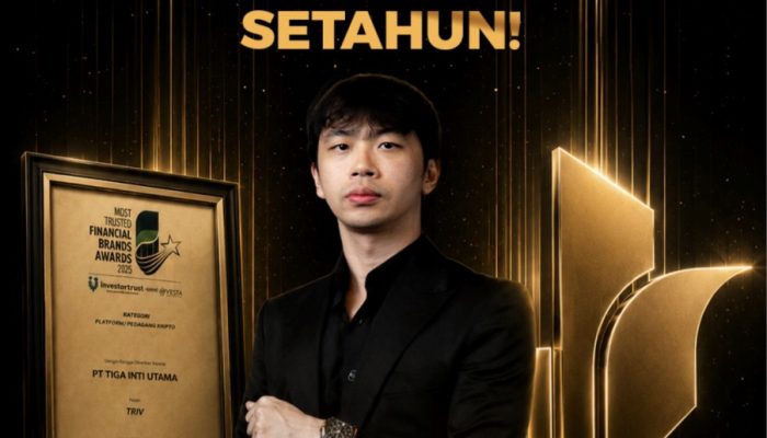 Gabriel Rey Raih Penghargaan, Triv Group Kukuhkan Posisi di Industri Aset Kripto Nasional